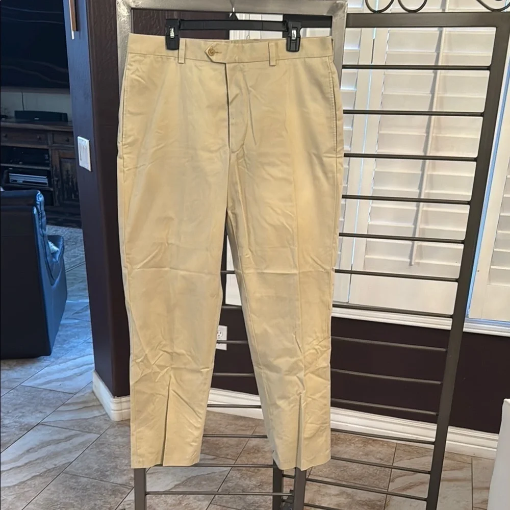 Men's Beige Chino Pants John W Nordstrom brand extremely‎ well made 100% cotton